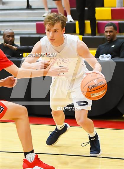 Thumbnail 1 in San Joaquin Memorial vs. Pinnacle (Hoophall West Tournament) photogallery.