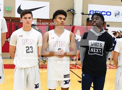 Thumbnail 1 in San Joaquin Memorial vs. Pinnacle (Hoophall West Tournament) photogallery.