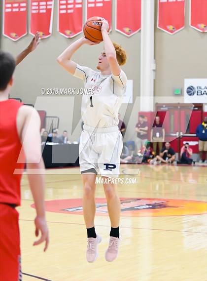 Thumbnail 1 in San Joaquin Memorial vs. Pinnacle (Hoophall West Tournament) photogallery.
