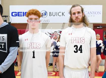 Thumbnail 1 in San Joaquin Memorial vs. Pinnacle (Hoophall West Tournament) photogallery.