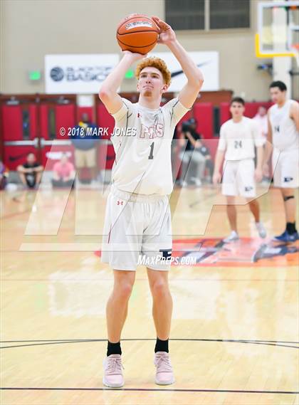 Thumbnail 3 in San Joaquin Memorial vs. Pinnacle (Hoophall West Tournament) photogallery.