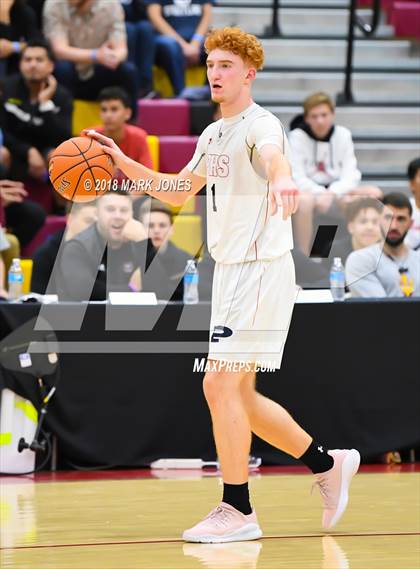 Thumbnail 1 in San Joaquin Memorial vs. Pinnacle (Hoophall West Tournament) photogallery.