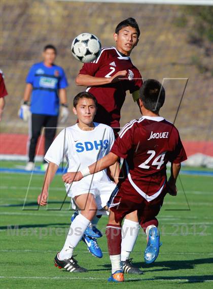 Thumbnail 1 in Calexico vs. San Diego (San Diego City Tournament) photogallery.