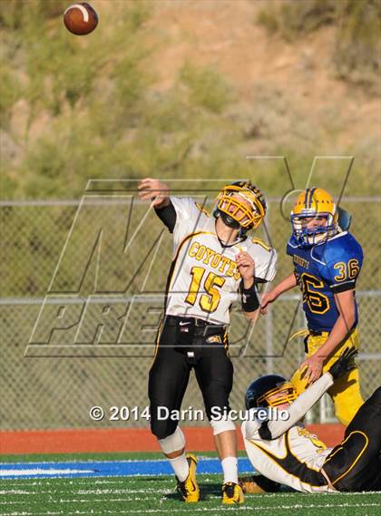 Thumbnail 1 in Tempe Prep vs. Arizona Lutheran Academy (AIA Division 5 Semifinal) photogallery.