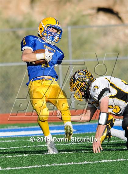 Thumbnail 1 in Tempe Prep vs. Arizona Lutheran Academy (AIA Division 5 Semifinal) photogallery.