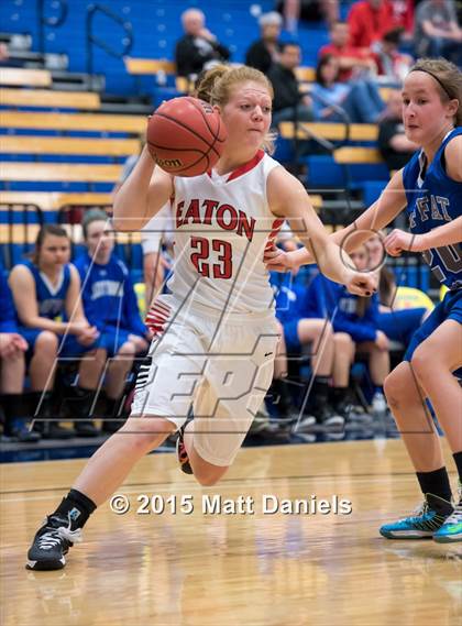 Thumbnail 2 in Eaton vs. Moffat County (CHSAA 3A Consolation) photogallery.