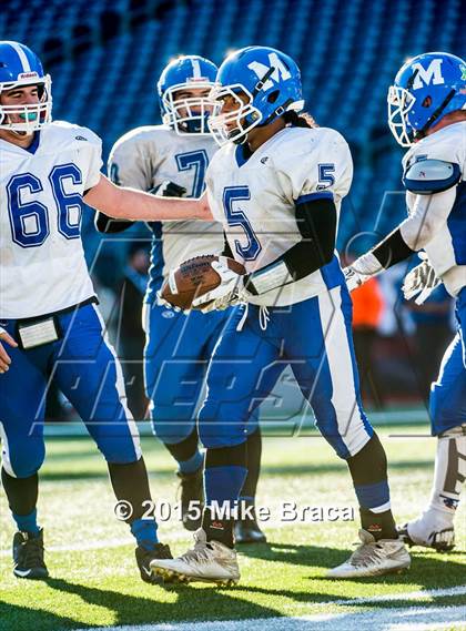Thumbnail 1 in St. Bernard's Central Catholic vs. Mashpee (MIAA Division 6 Final) photogallery.