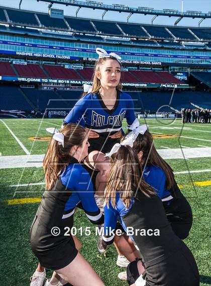 Thumbnail 1 in St. Bernard's Central Catholic vs. Mashpee (MIAA Division 6 Final) photogallery.