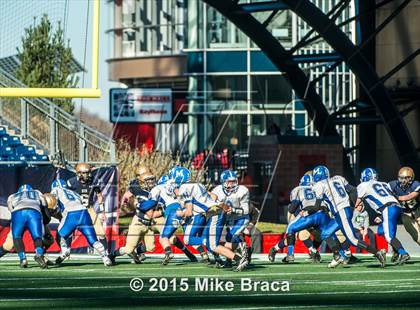 Thumbnail 1 in St. Bernard's Central Catholic vs. Mashpee (MIAA Division 6 Final) photogallery.
