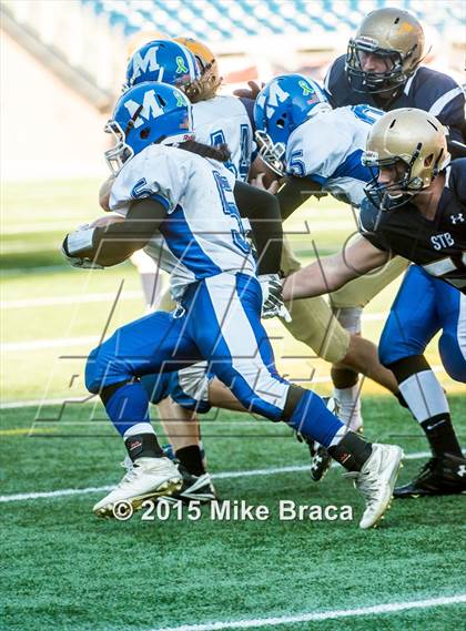Thumbnail 2 in St. Bernard's Central Catholic vs. Mashpee (MIAA Division 6 Final) photogallery.
