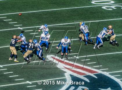 Thumbnail 1 in St. Bernard's Central Catholic vs. Mashpee (MIAA Division 6 Final) photogallery.