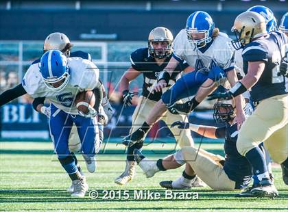 Thumbnail 1 in St. Bernard's Central Catholic vs. Mashpee (MIAA Division 6 Final) photogallery.
