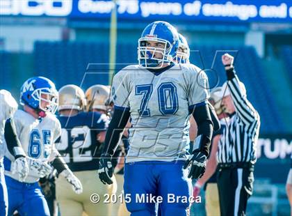 Thumbnail 1 in St. Bernard's Central Catholic vs. Mashpee (MIAA Division 6 Final) photogallery.