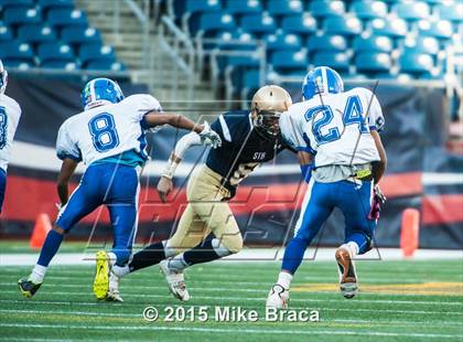 Thumbnail 3 in St. Bernard's Central Catholic vs. Mashpee (MIAA Division 6 Final) photogallery.