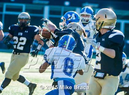 Thumbnail 1 in St. Bernard's Central Catholic vs. Mashpee (MIAA Division 6 Final) photogallery.
