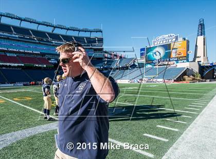 Thumbnail 1 in St. Bernard's Central Catholic vs. Mashpee (MIAA Division 6 Final) photogallery.