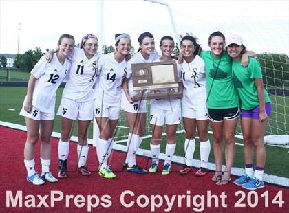 Thumbnail 2 in Aquinas vs Blue Valley Southwest (KSHSAA 5A Final) photogallery.