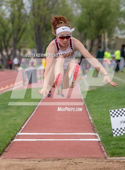 Thumbnail 3 in CHSAA Track and Field 4A Championships (Girls Long Jump) photogallery.