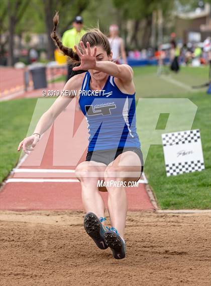 Thumbnail 2 in CHSAA Track and Field 4A Championships (Girls Long Jump) photogallery.