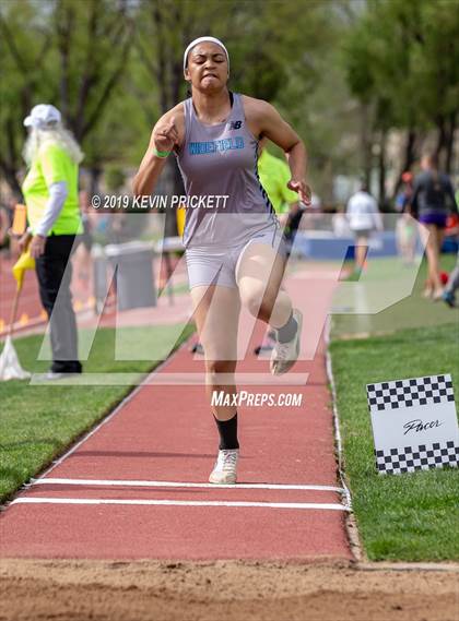 Thumbnail 2 in CHSAA Track and Field 4A Championships (Girls Long Jump) photogallery.