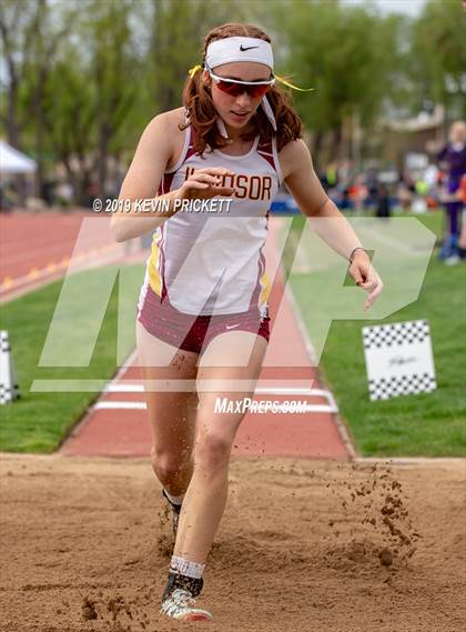 Thumbnail 1 in CHSAA Track and Field 4A Championships (Girls Long Jump) photogallery.
