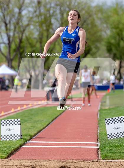 Thumbnail 1 in CHSAA Track and Field 4A Championships (Girls Long Jump) photogallery.