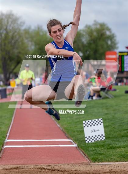 Thumbnail 2 in CHSAA Track and Field 4A Championships (Girls Long Jump) photogallery.