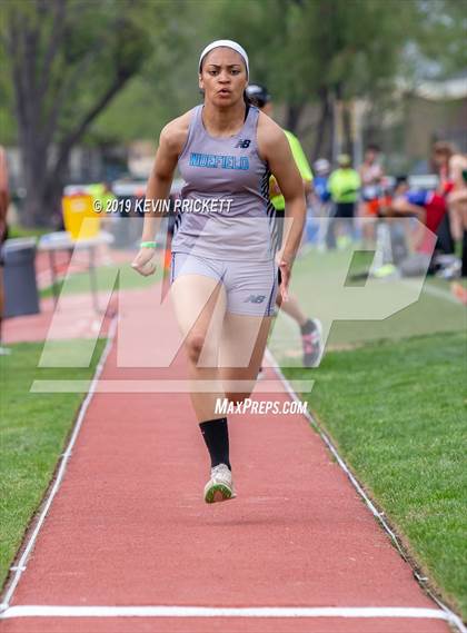 Thumbnail 1 in CHSAA Track and Field 4A Championships (Girls Long Jump) photogallery.