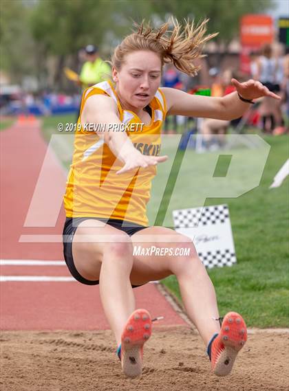 Thumbnail 3 in CHSAA Track and Field 4A Championships (Girls Long Jump) photogallery.