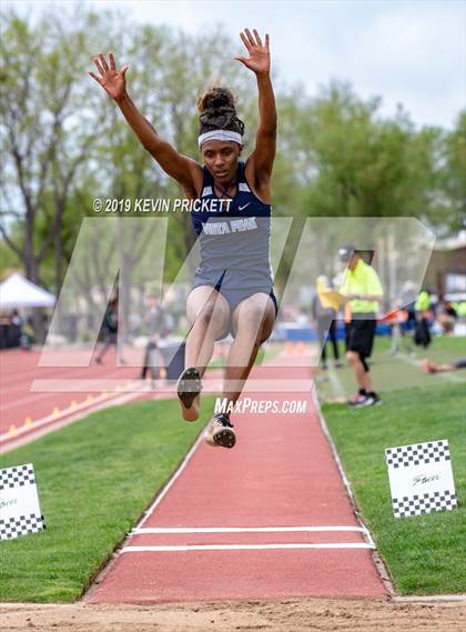 Thumbnail 3 in CHSAA Track and Field 4A Championships (Girls Long Jump) photogallery.