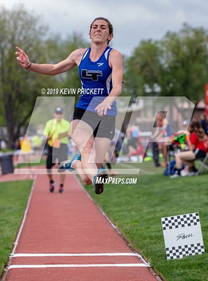 Thumbnail 3 in CHSAA Track and Field 4A Championships (Girls Long Jump) photogallery.