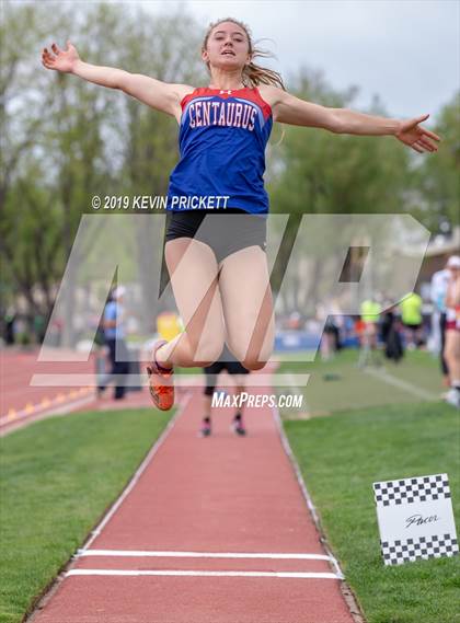 Thumbnail 3 in CHSAA Track and Field 4A Championships (Girls Long Jump) photogallery.