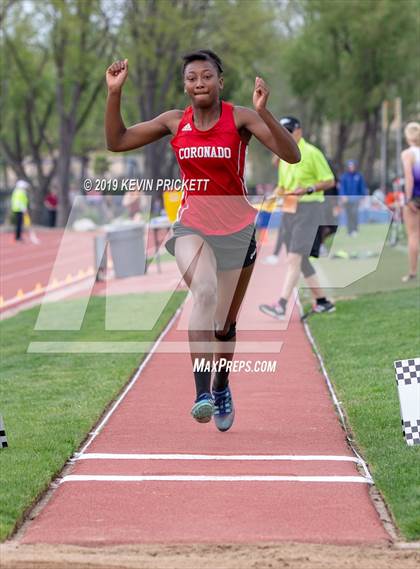 Thumbnail 1 in CHSAA Track and Field 4A Championships (Girls Long Jump) photogallery.