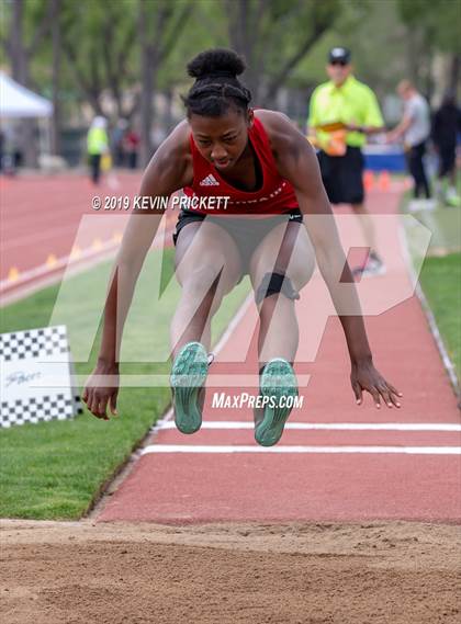 Thumbnail 1 in CHSAA Track and Field 4A Championships (Girls Long Jump) photogallery.