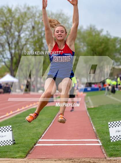 Thumbnail 3 in CHSAA Track and Field 4A Championships (Girls Long Jump) photogallery.