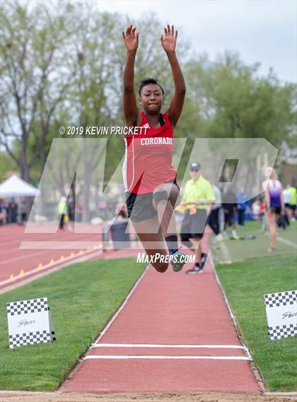 Thumbnail 3 in CHSAA Track and Field 4A Championships (Girls Long Jump) photogallery.