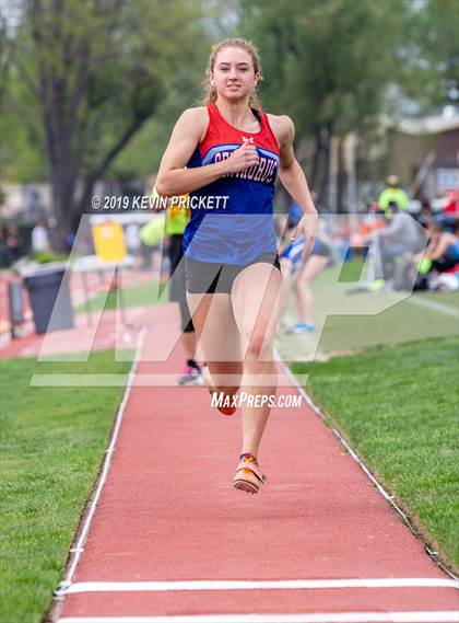 Thumbnail 3 in CHSAA Track and Field 4A Championships (Girls Long Jump) photogallery.