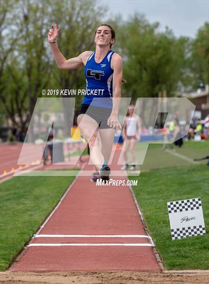 Thumbnail 2 in CHSAA Track and Field 4A Championships (Girls Long Jump) photogallery.