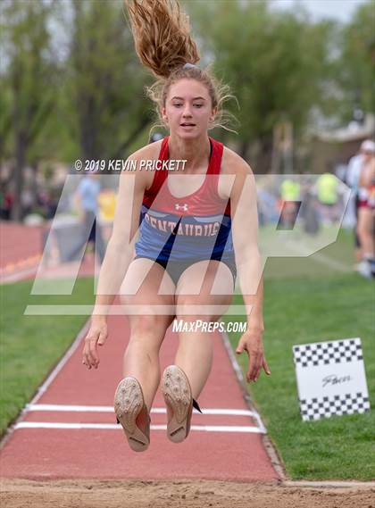 Thumbnail 2 in CHSAA Track and Field 4A Championships (Girls Long Jump) photogallery.