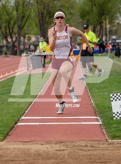 Thumbnail 3 in CHSAA Track and Field 4A Championships (Girls Long Jump) photogallery.
