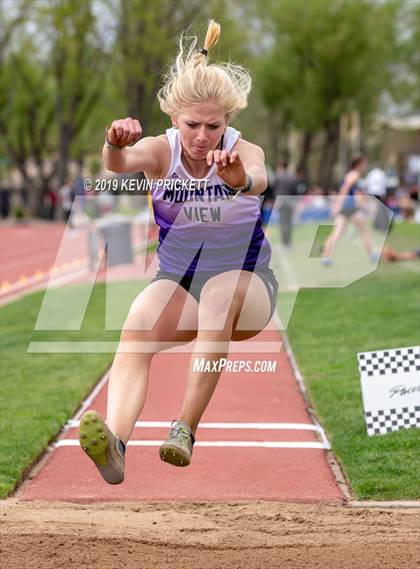 Thumbnail 1 in CHSAA Track and Field 4A Championships (Girls Long Jump) photogallery.