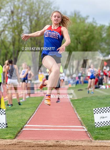 Thumbnail 3 in CHSAA Track and Field 4A Championships (Girls Long Jump) photogallery.