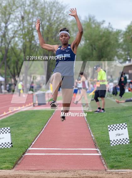 Thumbnail 3 in CHSAA Track and Field 4A Championships (Girls Long Jump) photogallery.