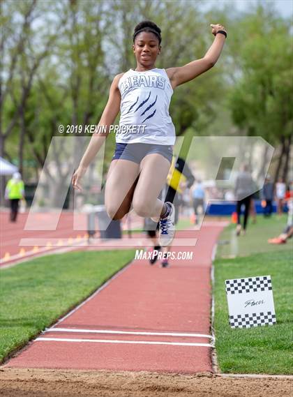 Thumbnail 3 in CHSAA Track and Field 4A Championships (Girls Long Jump) photogallery.