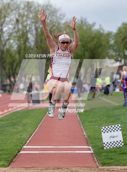 Thumbnail 1 in CHSAA Track and Field 4A Championships (Girls Long Jump) photogallery.