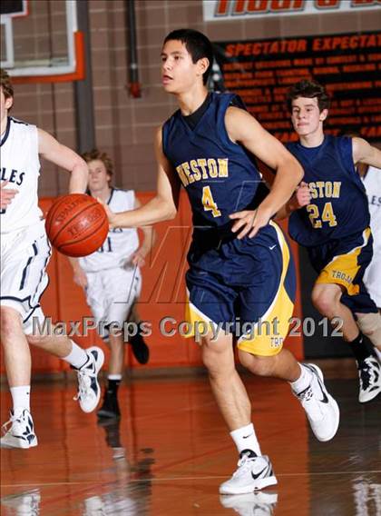 Thumbnail 1 in Weston vs. Staples (Ridgefield Holiday Tournament First Round) photogallery.