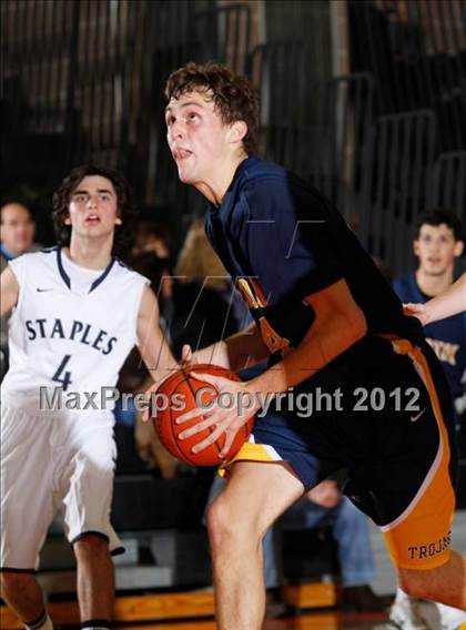 Thumbnail 3 in Weston vs. Staples (Ridgefield Holiday Tournament First Round) photogallery.