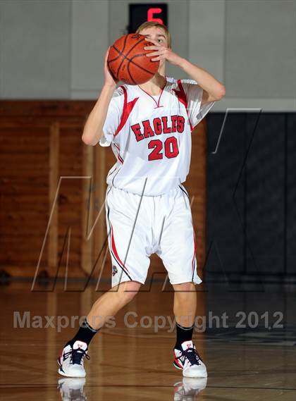Thumbnail 2 in Fairmont Prep vs. Arrowhead Christian (Ueberroth Hoop Classic) photogallery.