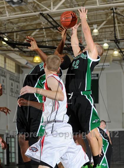 Thumbnail 2 in Fairmont Prep vs. Arrowhead Christian (Ueberroth Hoop Classic) photogallery.