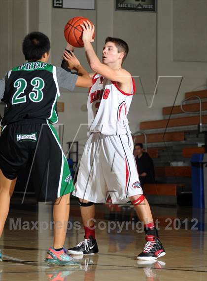 Thumbnail 2 in Fairmont Prep vs. Arrowhead Christian (Ueberroth Hoop Classic) photogallery.